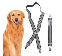 Dog Diaper Suspenders - General Size Adjustable Harness | Elastic Puppy Straps - Secure Metal Buckle Braces. Polyester Material 100g Weight Ensures No Slipping During Daily Pet Walks.
