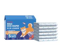 Dog Diapers Pack, Super Absorbent Wraps, Leakproof Elastic Fit, Comfortable Recovery Design, Ideal for Disabled Pets, Indoor Accident Prevention, Great for Travel Use, Post- Care