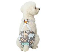 Dog Diapers, Washable Pants with Straps | Reusable Pants | for Apartment, Indoor, Outdoor, Travel, Car, Crate, Kennel, Garden, Park, Beach, Camping, Home