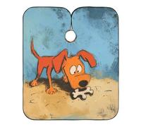 Dog Digging for Bones Hair Capes with Adjustable Snap Closure, Stylish Hair Cutting Capes for Adults capa para cortar Pelo 65" x 55"