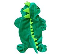 Dog Dinosaur Costume Size S Cute Halloween Dog Costume Jacket Coat Warm Crystal Velvet Winter Pet Clothes Hoodie Casual Cosplay Props for Halloween Party Pet Clothes Dinosaur For Pets