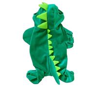 Dog Dinosaur Costume Size XXL Cute Halloween Dog Costume Jacket Coat Warm Crystal Velvet Winter Pet Clothes Hoodie Casual Cosplay Props for Halloween Party Pet Clothes Dinosaur For Pets