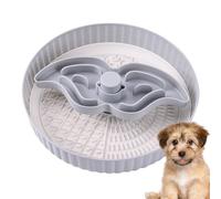 Dog Dish, Anti-Choke Lick Pad, Dog Slow Feeding Bowl, Pet Feeding Dish for Small Medium Large Dogs, Dishwasher Safe Puppy Lick Pad for Home Indoor Outdoor Use, Garden Park Travel Mealtime Accessory