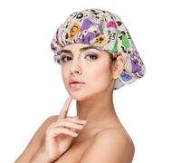 Dog Doing Yoga Silk Bonnet for Sleeping Women Men - Adjust Satin Bonnet for Sleeping, Soft Comfrt Hair Bonnet for Sleeping