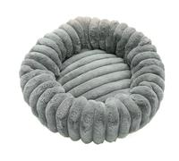 Dog Donut Bed | Cozy Warm Cat Mat Bed | Plush Pet Cushion Non-Slip Pet Furniture for Apartment Travel Corner Home Bedroom Outdoor Offices Indoor Floor Balcony