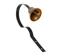 Dog Door Bell, Brass Go Outside Bells, Vintage Loud Pet Toy, Training Chime, Housetraining Accessory for All Breeds Medium Large Dogs Cats Kitten Home Bedroom Use, 7.09x1.57x1.18 inches