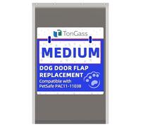 Dog Door Flap Replacement Medium Compatible with PetSafe Freedom Dog and Cat Doors PAC11-11038 - Measures 8 1/4" x 12 1/4" with Magnetic Closure