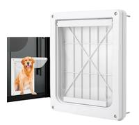 Dog Door for Wall - Automatic Pet Entrance and Exit Dog Door, Dog Door Transparent Flap | Pet Safe Dog Door with Locking Plate, Cat Kennel Large Dog Special Door with