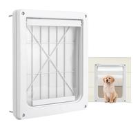 Dog Door - Weatherproof Dog Flap | Lightweight Cat Flap | Weather Resistant Pet Doors for Wall, Longlasting Cute Puppy Doors Transparent Wind Stopper System for Small Medium Large Dogs