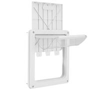 Dog Door - Weatherproof Dog Flap | Lightweight Cat Flap | Weather Resistant Pet Doors for Wall, Longlasting Cute Puppy Doors Transparent Wind Stopper System for Small Medium Large Dogs