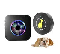 Dog Doōrbell - 6x6x1.5cm Wireless Dog Bells | Smart Pet Training Doōrbell - Waterproof Touch Button, Indoor Outdoor, 55 Ringtones, Seven-Color Lights, Adjustable Volume, to- Training Sensor
