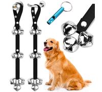 Dog Doorbells Premium Quality Training Potty Great Dog Bells Adjustable Door Bell Dog Bells for Potty Training Your Puppy the Easy Way - Premium Quality - 5 Extra Large Loud 1.4 DoorBells by papikin