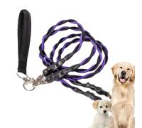 Dog - Double Pull Rope for Puppy, Sturdy Comfortable Accessory for Walks in the Park Enhanced Safety Outdoor Beach