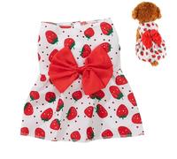 Dog Dress,1PC Dog Dresses with Cute Bowknot,Summer Dogs Clothes Pet Princess Dresses for Chihuahua Yorkies Puppies Cat Outfit