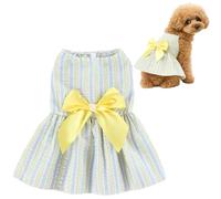 Dog Dress,1PC Dog Dresses with Cute Bowknot,Summer Dogs Clothes Pet Princess Dresses for Chihuahua Yorkies Puppies Cat Outfit