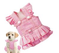 Dog Dress - Breathable Dog Clothes | Small Medium Size Cat and Dog Dress | Stylish Cowboy Phone for Puppy and Cat Outdoor Decorative