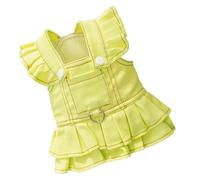 Dog Dress - Cat Outfits for Outdoor,Cute Breathable Pet Outfits for Walking Travel, Puppy Cowboy Overall Dress