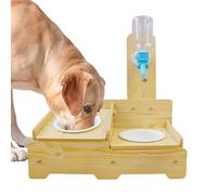 Dog Drinker - Automatic Height Adjustable with Non-Slip Protection, Automatic Drinking Trough for Dogs - for Puppies Kittens Pets Indoor Home Living Room Balcony Flat Outdoor