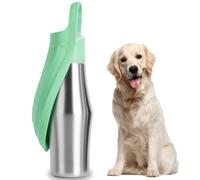 Dog Drinking Bottle for On the Go - 750 ml Water Bottle Dogs for On the Go Water Bottle Dog Leak-proof & Robust Stainless Steel Double-Walled Vacuum Insulated Dog Drinking Bottle to Go