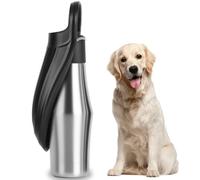 Dog Drinking Bottle for On the Go - 750 ml Water Bottle Dogs for On the Go Water Bottle Dog Leak-proof & Robust Stainless Steel Double-Walled Vacuum Insulated Dog Drinking Bottle to Go