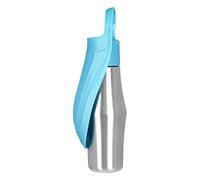 Dog Drinking Bottle for On the Go Water Bottle for Dogs 750 ml Stainless Steel Drinking Bottle Dogs for On the Go Leak-Proof Portable Pet Water Bottle for Travel, Parks, Camping, Hiking