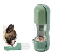 Dog Drinking Bottle with Feeding Bowl Activated Carbon Filter | Water dispenser for pets. For drinking and eating for cats, puppies as well as for walks with the cat