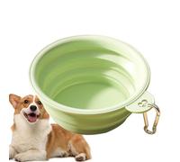 Dog Drinking Bowl, Dog Water Bowl - Expandable Cup Dish with Water Feed | Portable Silicone Pet Feeder, Safe Dish