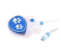 Dog Drinking Fountain for Outdoor Use - Step-on Water Sprinkler Toy, Pet Hydration Device | Simple Hose Attachment for Yard, Garden Playtime Dispenser for Puppies and Large Breeds, Also Great for