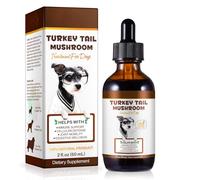 Dog Drops Natural Dietary Supplement -2 Fluid Ounces - Supports Immune System, Cell Health, Digestion, and Joint Mobility - Immune Defense for Dogs (Turkey Tail Mushroom Drops)