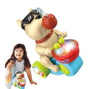 Dog drum for, dog toy drum | Early Educational Drum Toys | Lighted Musical Toy for Dog, Musical Train Spraying, Toys for, Musical Drum Dog Toy, am