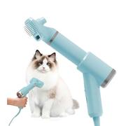 Dog Dryer Brush, Hairdryer Comb, Pet Grooming Furry Drying 2 In 1 Dog Blower With Slicker Brush, Quiet Dog Blower With One-Button Hair Removal, Detachable Comb, 3 Temperatures For Dogs, Cat