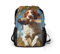 Dog Duck Hunting Gym Bag with Shoe Compartment 30L Backpack