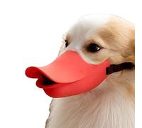 Dog Duck Mouth Guard, Dog Muzzle, Adjustable Anti-Call Muzzle for Pets, Duckbill Mouth Guard Made of Silicone to Prevent Barking, Biting and Chewing