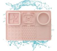 Dog Durable and Easy to Clean | Silicone Dog with Suction Cup, Interactive Calming Toy, Healthy Digestion and Care, for