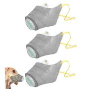Dog Dust Masque, Puppy Respirator Mask, Pet Breathing Filter, 3x Air Filter Protection, Reusable Flexible Fit, Outdoor Walking Protection, Size 3.15-4.33