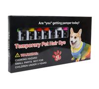 Dog Dye,Puppy Color Marker - Washable Safe Dog Hair Dye Marker Set for Cosplay Styling and Creative Pet Grooming