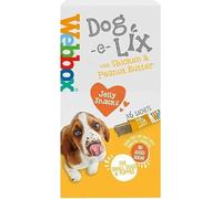 Dog-e-Lix Chicken and Peanut Butter Jelly Snacks Dog Treats 90g Single Packet (6 x 15g Sachets)
