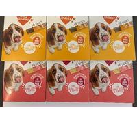 Dog-e-Lix Jelly Dog Treats Variety Pack (Chicken & Peanut Butter/Ham & Cheese) - Pack of 6