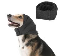 Dog Ear Cover, No Flap Ear Wraps for Dogs, Anxiety Noise Relief Earmuffs, Combing Keeps Neck Warm and Dry, Calms and Protects Neck (S)