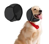 Dog Ear Defenders, Waterproof Adjustable Protectors, Soothing Hoodie Noise Protection, Relieve Pet Anxiety, Dogs Ear Covers for Grooming, Bathing, Swimming (Gray, L)