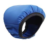 Dog Ear Muffs - Adjustable Comfortable Soft Breathable Dog Earmuffs | Noise Cancelling Calming Headphones - For Large Pets Grooming Drying Firework Vet Visits Blue Hood Snood S M L Accessory