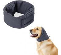Dog Ear Protectors,Adjustable Dog Ear Cover,Protector Hood for Anxiety and Noise Reduction, Thunder, Lightning, Fireworks, Grooming, Blow Drying