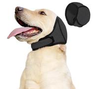 Dog Ear Protectors, Dog Ear Muffs No Shake Ear Wrap for Bathing, Drying, Swim & Noise Anxiety Relief- Adjustable Waterproof Ear Protector with Calming Hoodie Design for Grooming/Head Ear Cover (XL)