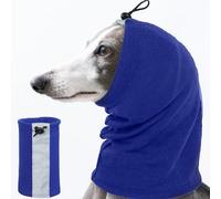 Dog Ear Protectors, Noise Protection for Dogs Ears Firework Protection Calming Hoodie Ear Muffs Calming Cap(Blue, M)