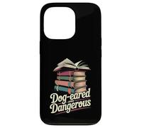 Dog-eared And Dangerous Funny Book Lover Reading Case for iPhone 13 Pro