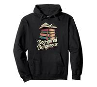 Dog-eared And Dangerous Funny Book Lover Reading Pullover Hoodie