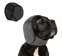 Dog Ears Cover, Adjustable Hook and Loop Ear Muffs Dogs Calming, Noise Protection Pet Supplies for Bath Grooming Thunder Fireworks (L)