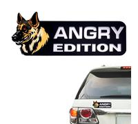 Dog Edition Car Badge, 3D Dog Car Emblem Waterproof Cutting Car Emblem German Shepherd Car Decal Bumper Stickers for Car Truck Exterior Decoration