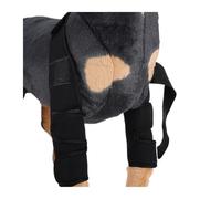 Dog Elbow Brace Protector Anti-Lick Wound Soft Breathable Pain Relief Shoulder Support Elbow Sleeves Pads For Canine Elbow(Schwarz,L(for 15.0-30.0kg))