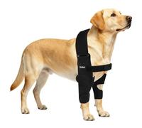 Dog Elbow Brace Protector with Decoupled Chest Strap - Breathable, Abrasion-Resistant - Adjustable Elbow Support for Hygroma, Dysplasia, Arthritis, Calluses & Shoulder Instabilit(Both Legs, M)